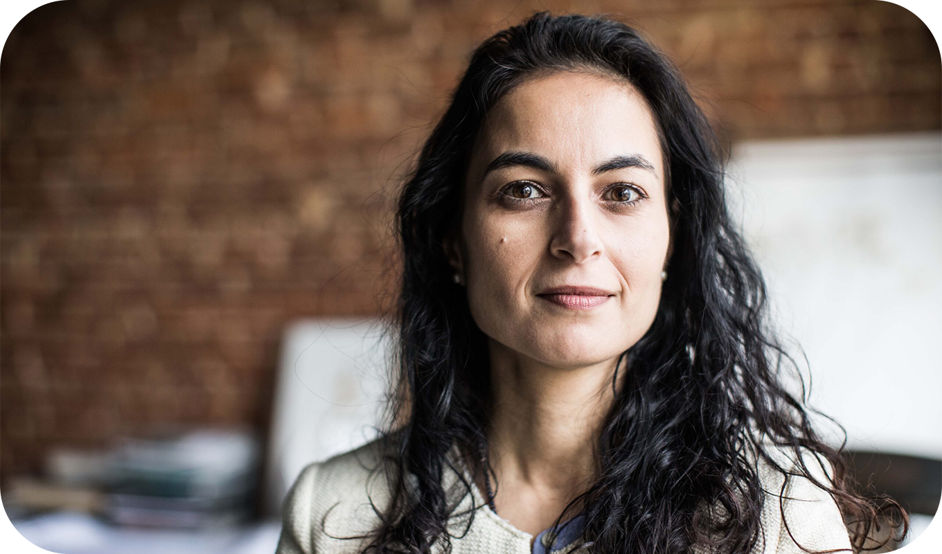 Portrait of businesswoman in an office